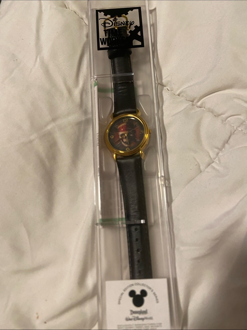 Disney Captain Jack Sparrow Character Watch in Gold and Black